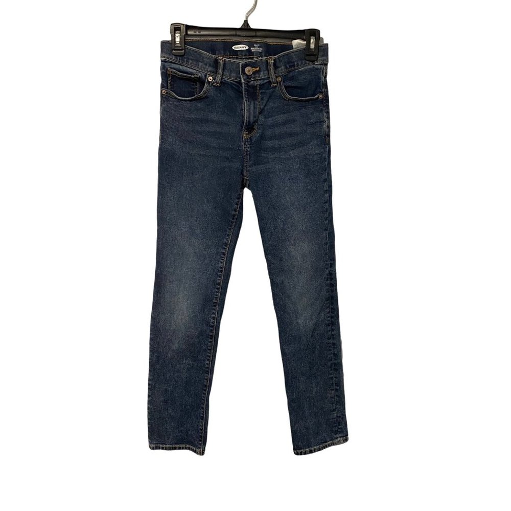 Old Navy Karate straight leg size 14 denim medium wash with pockets